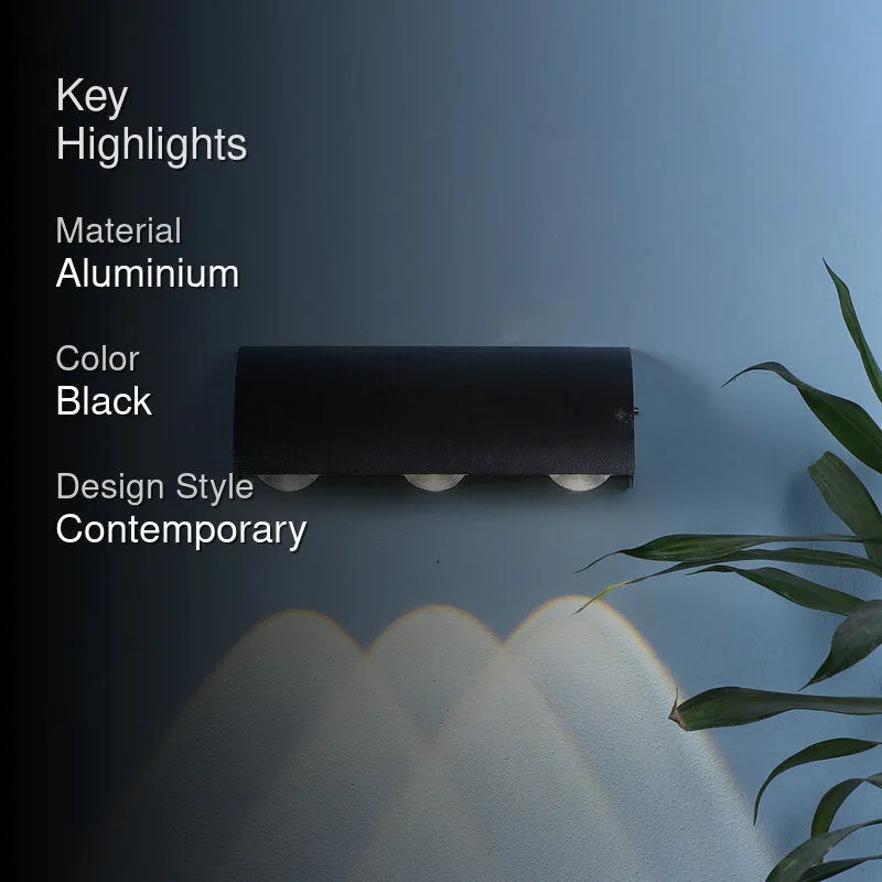 Aral Aluminum Clustered Wall Lamp media 2