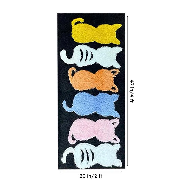 Kitty Fest Micro Fiber Runner Rug media 9