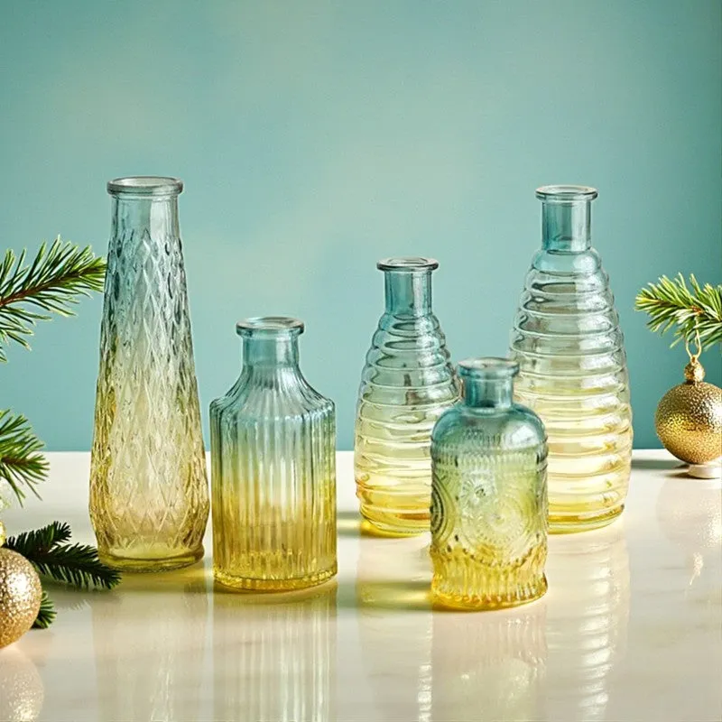 Glissera Glass Vase - Set Of Five media 4