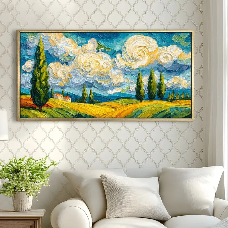Skycrest Canvas Wall Painting With Frame media 4