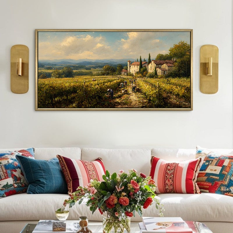 Earthbound Canvas Wall Painting With Frame