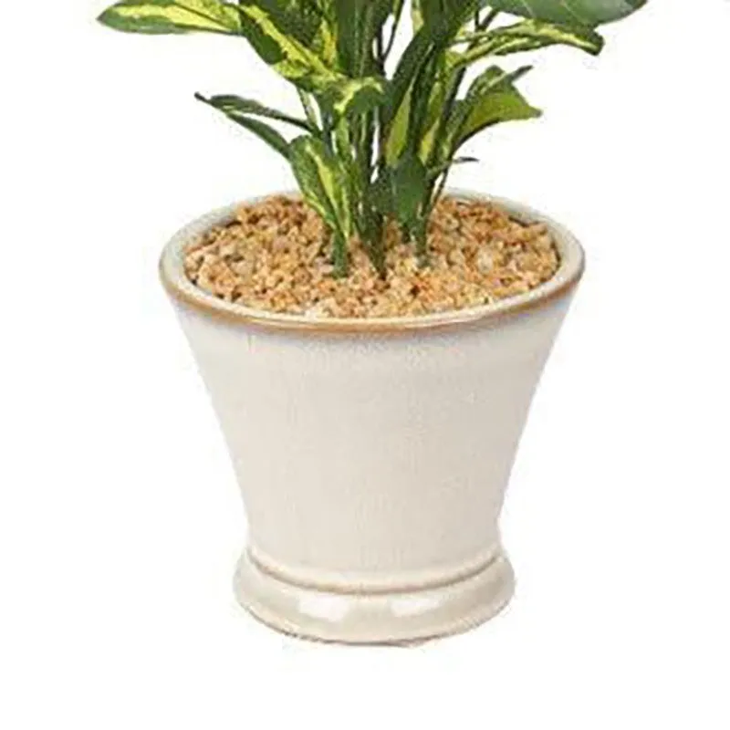Faux Schefflera Bonsai In Cone Pot - 42 cms media 5
