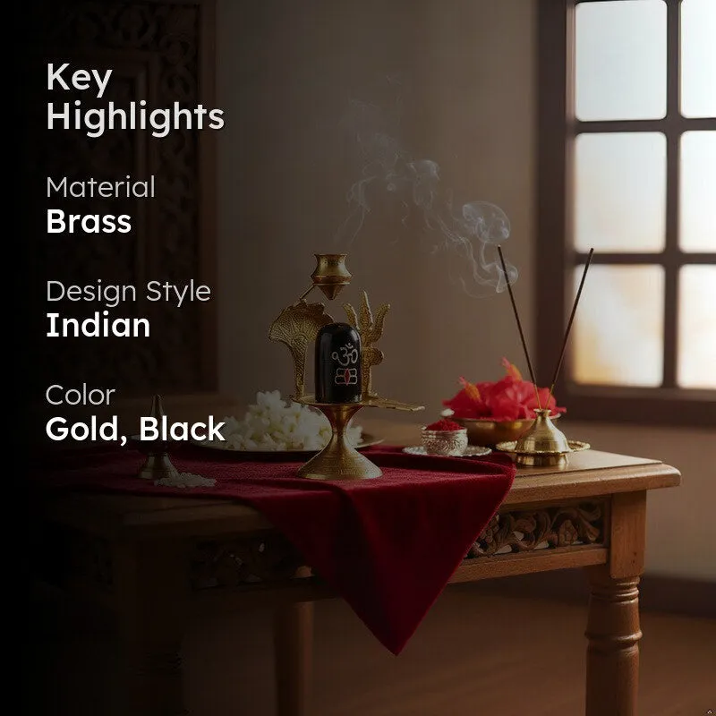 Mahadev Blessings Brass Idol media 2