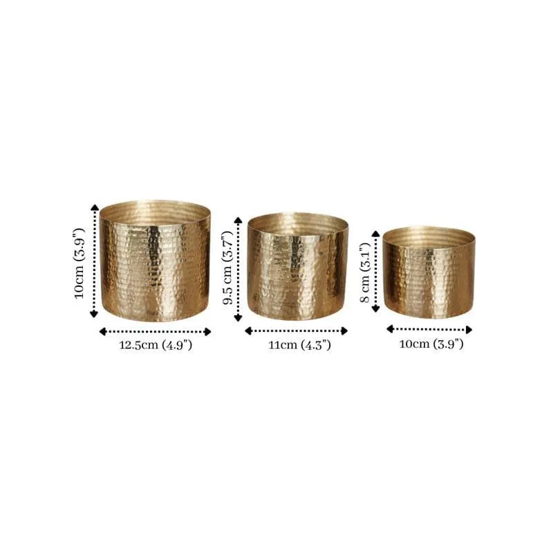Eliza Metal Planter - Set Of Three media 7