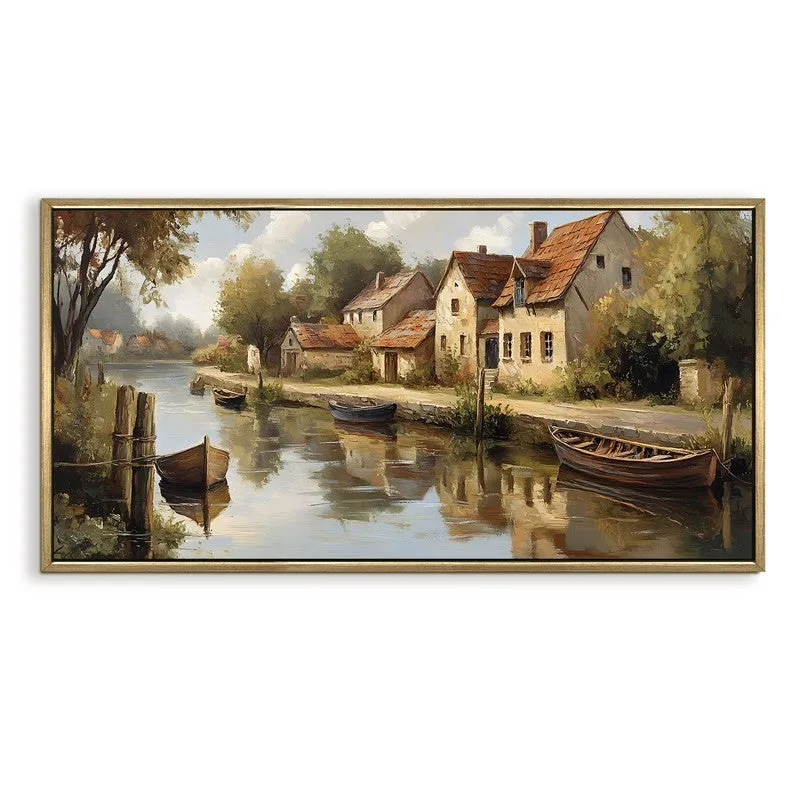 Gentle Passage Canvas Wall Painting With Frame media 3