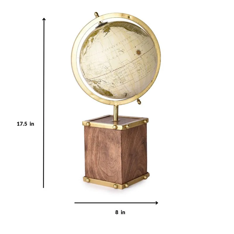 Maphira Metal Globe Showpiece media 5