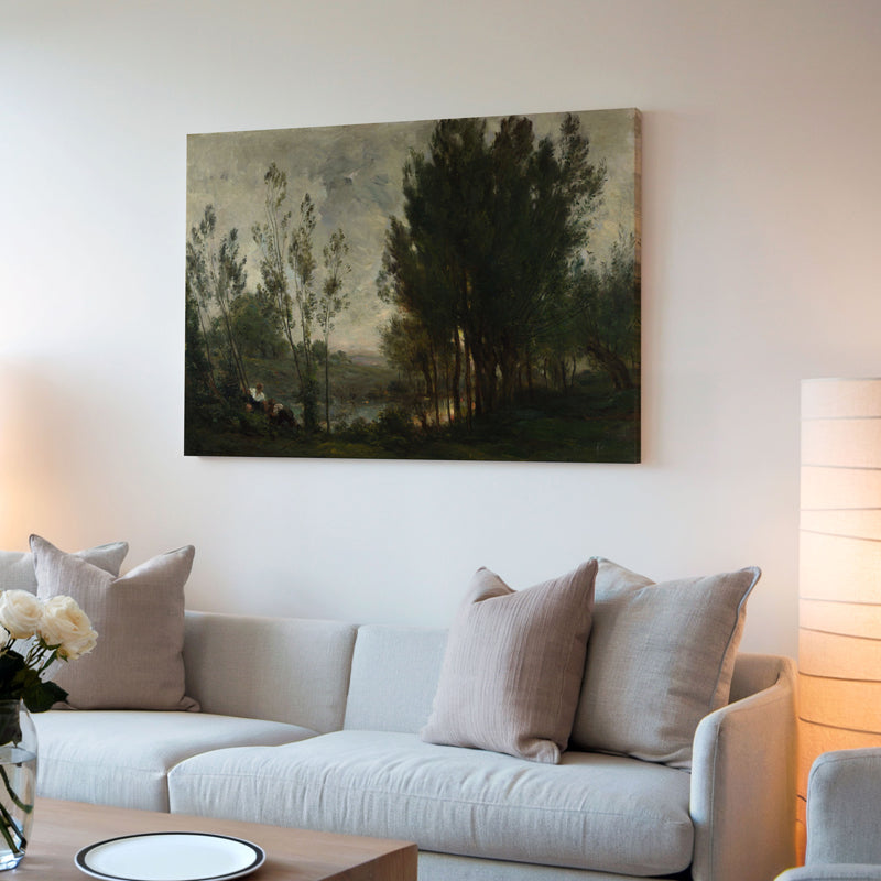 Moody Trees Wood Wall Art