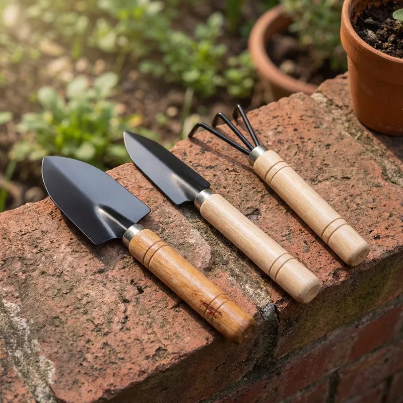 Garden Trowel & Fork Garden Tool - Set Of Three - 1