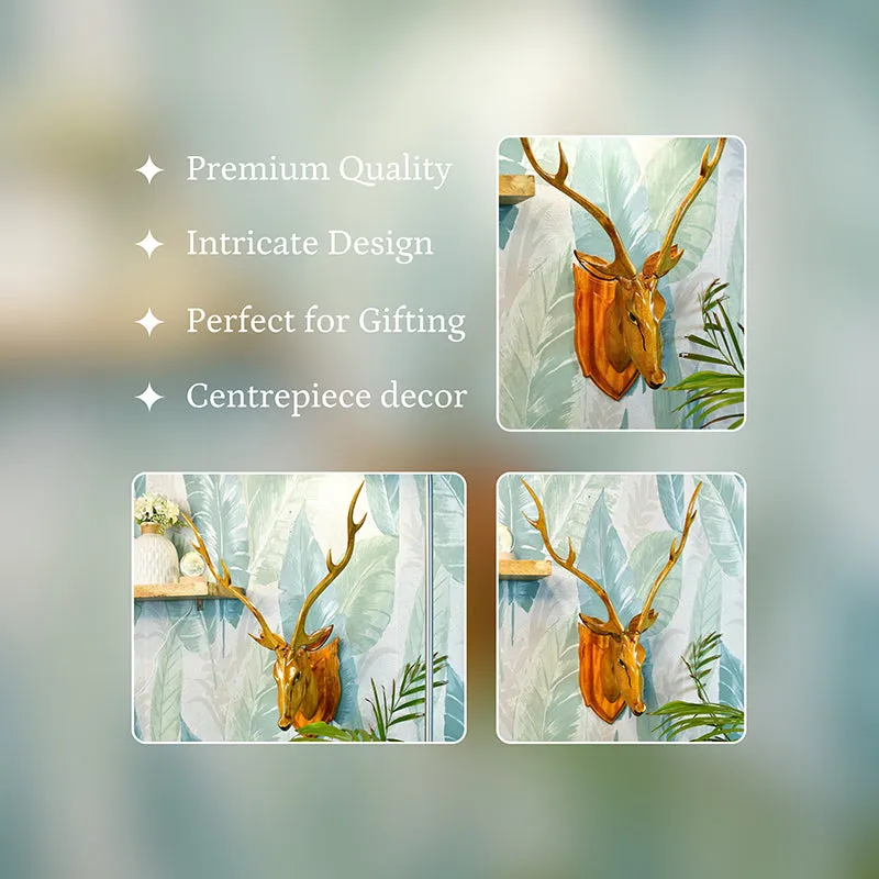 Antler Hue Wooden Wall Accent media 4