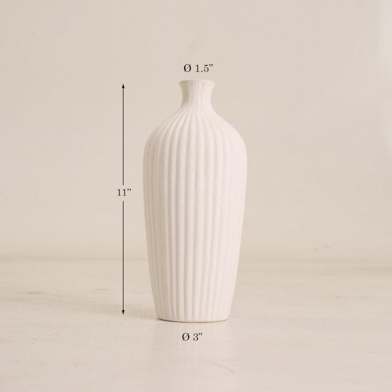 Jude Jazz Vase - White media 5