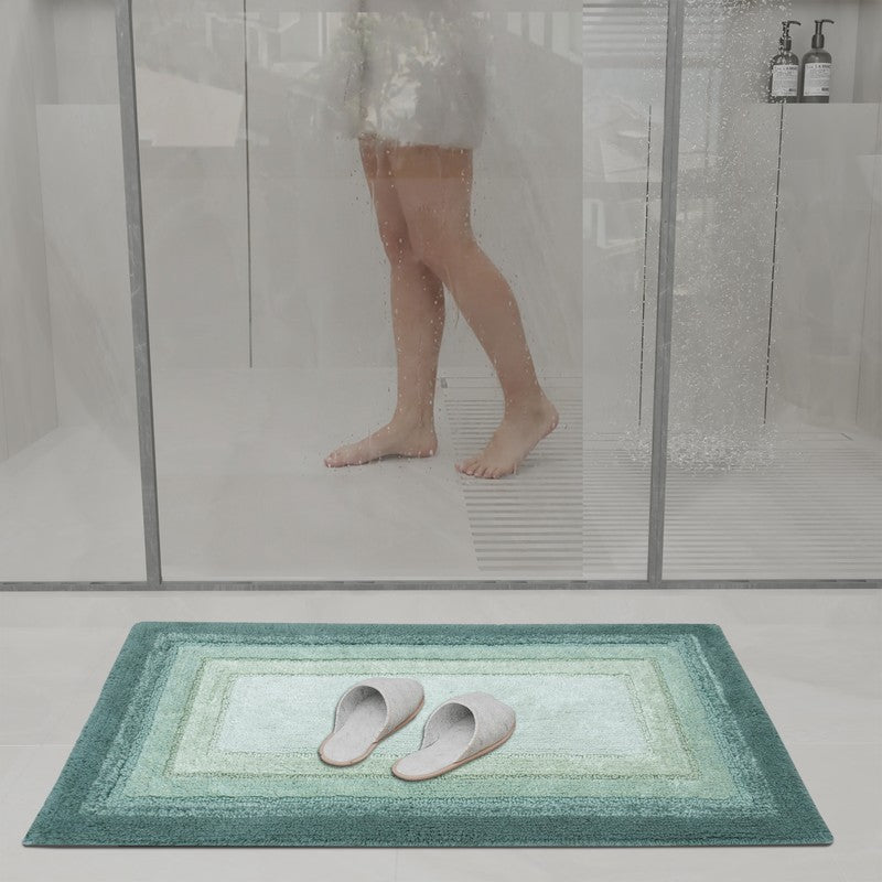 Dryora Cotton Bath Mat - Green media 4