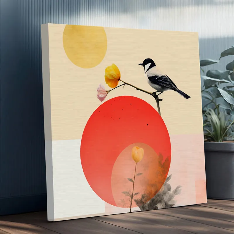 Sparrow Dawn Canvas Wall Art media 5