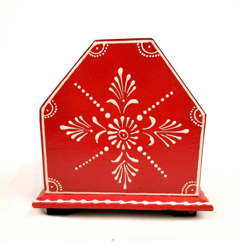 Multicolor Wooden Desk Stationery Holder media 8