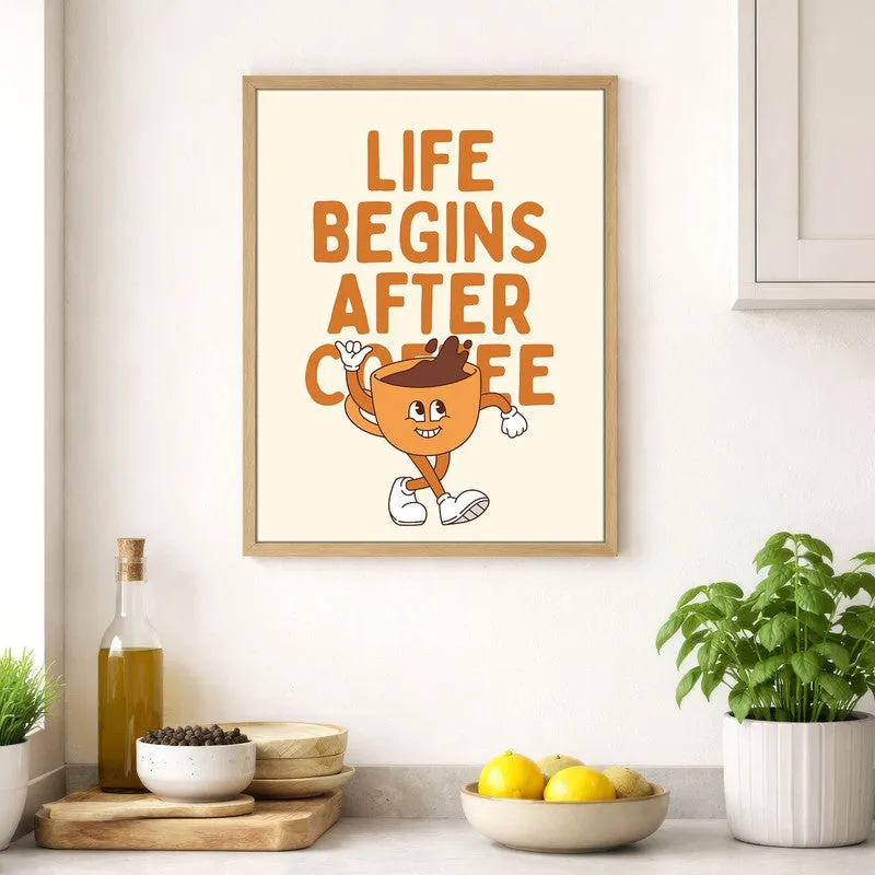 QuotedCoffee Archival Canvas Wall Art - Brown media 4
