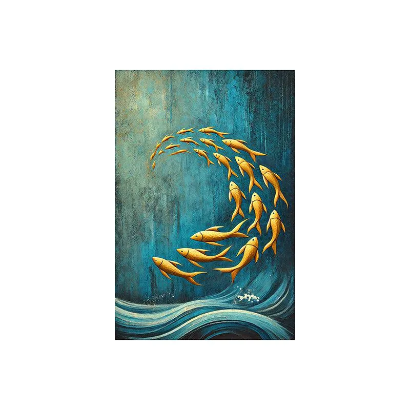 Beneath The Blue Wall Painting media 4