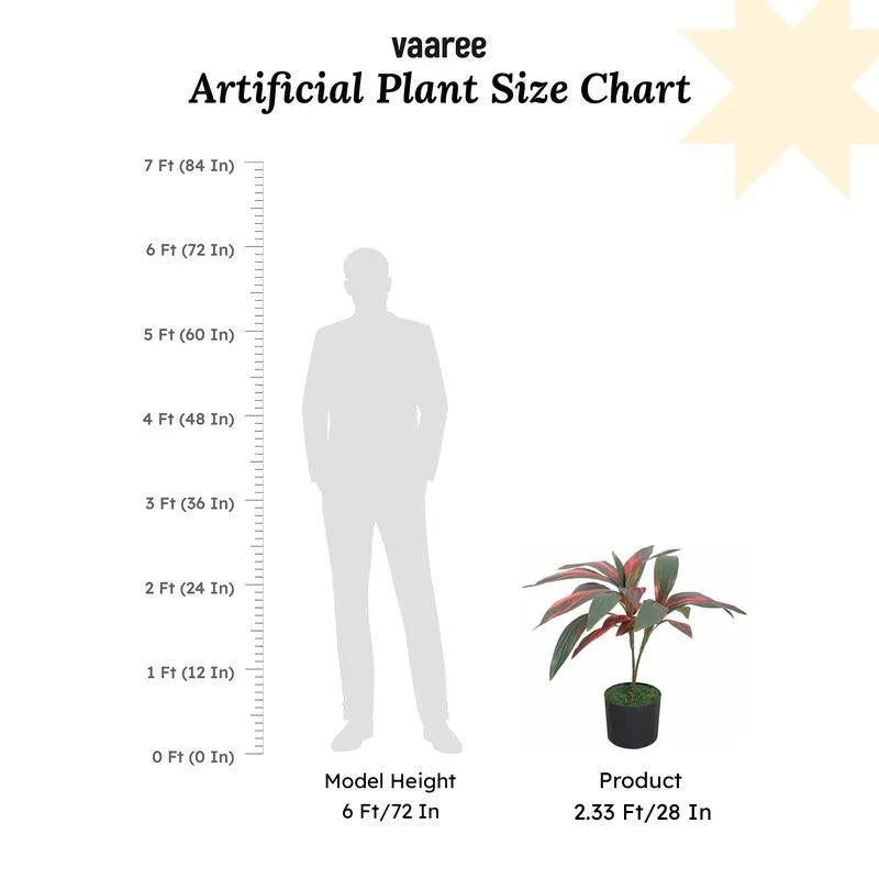 Tropical Mirage Artificial Plant With Black Plastic Pot media 8
