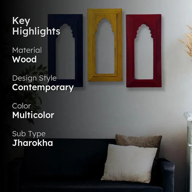 Arteva Wooden Wall Accents - Set Of Three media 2