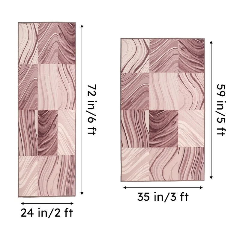 Pastel Grids Anti-Skid Carpet media 7