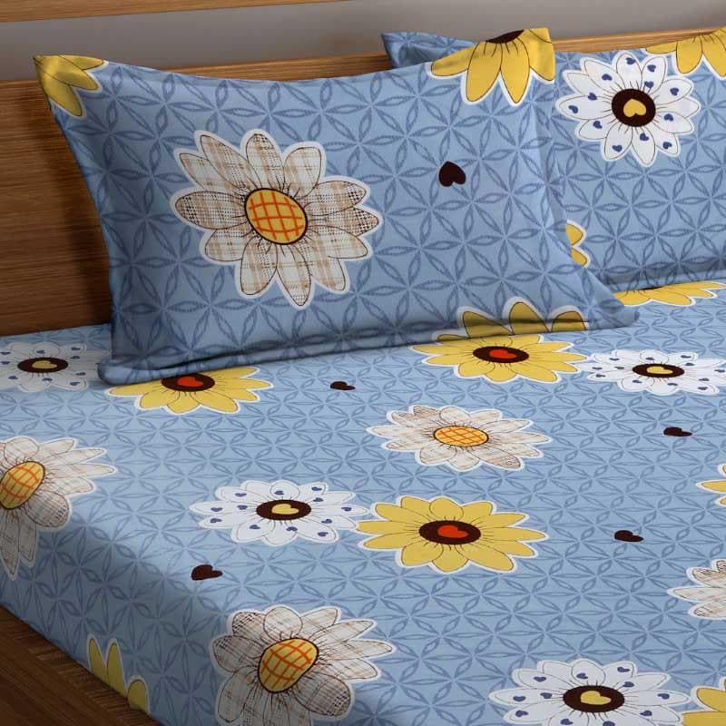 Sunfloral Spirit Microfiber Bedsheet - 130 GSM media 5