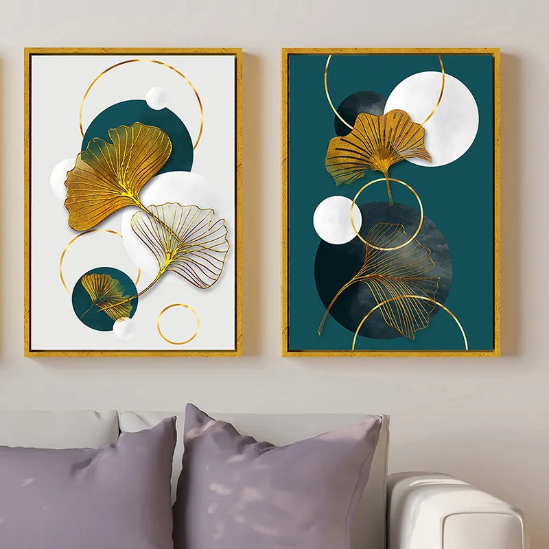 Leaves Of Deep Wall Art - Set Of Two media 1