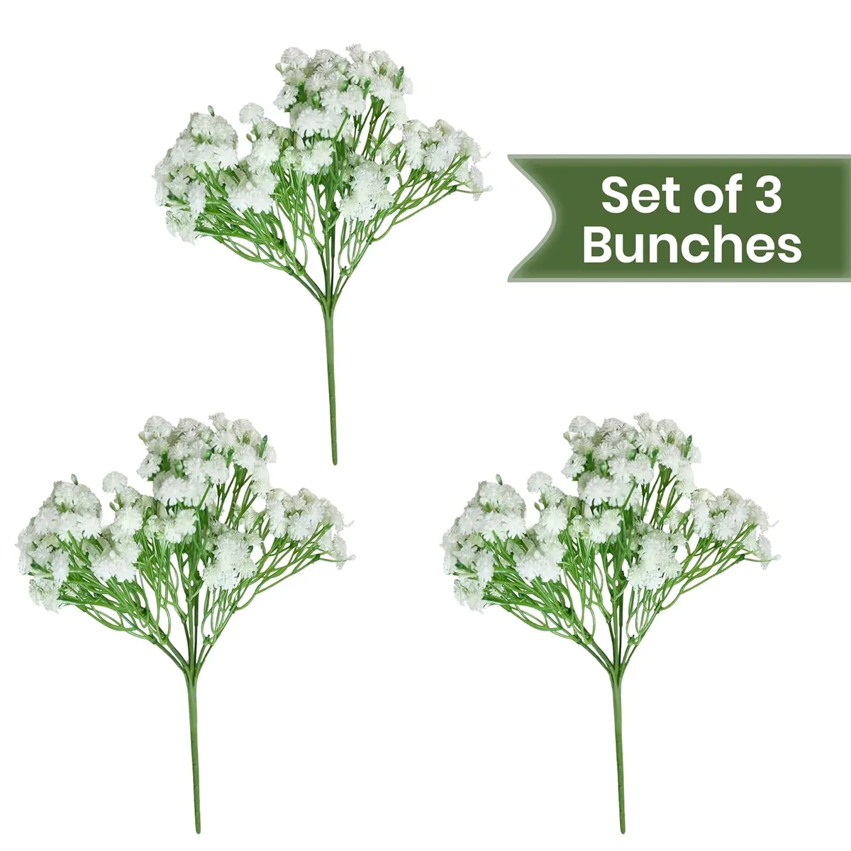 Alpine Bloom Artificial Plastic Flower - Set of Two media 4