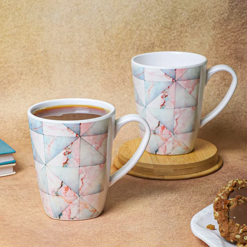 Marbled Melamine Coffee Mug (450 mL Each) - Set of Two media 3