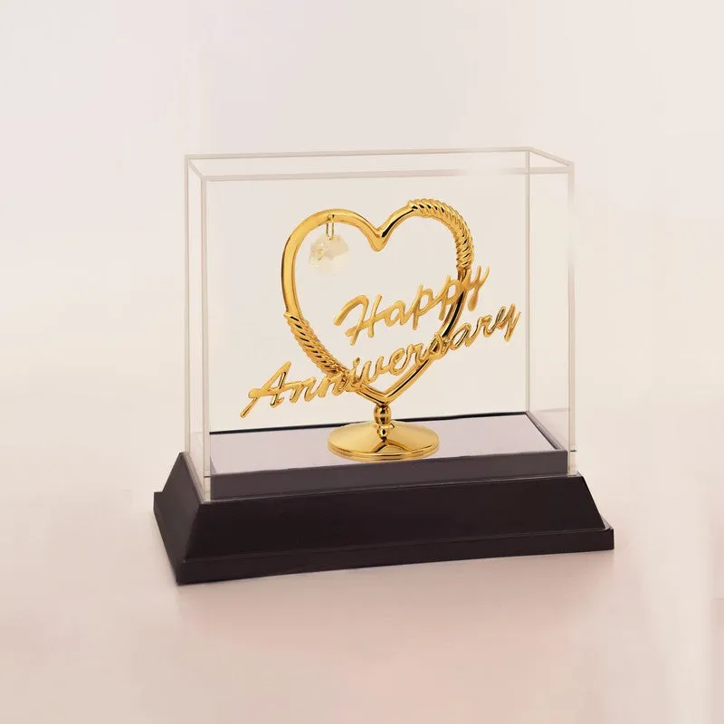Anniversary Grace 24K Gold Plated Mild Steel Showpiece media 3