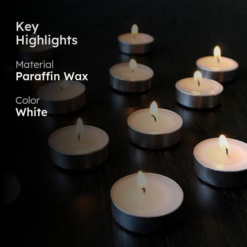 Aroha Tealight candle - Set Of Fifty media 2