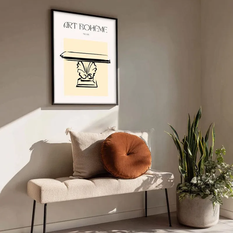 Modern Relic Canvas Wall Painting With Black Frame media 4