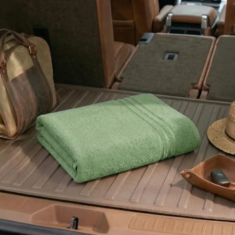 Monte Carlo Clean Wrap Pure Cotton Bath Towel - Light Green media 3