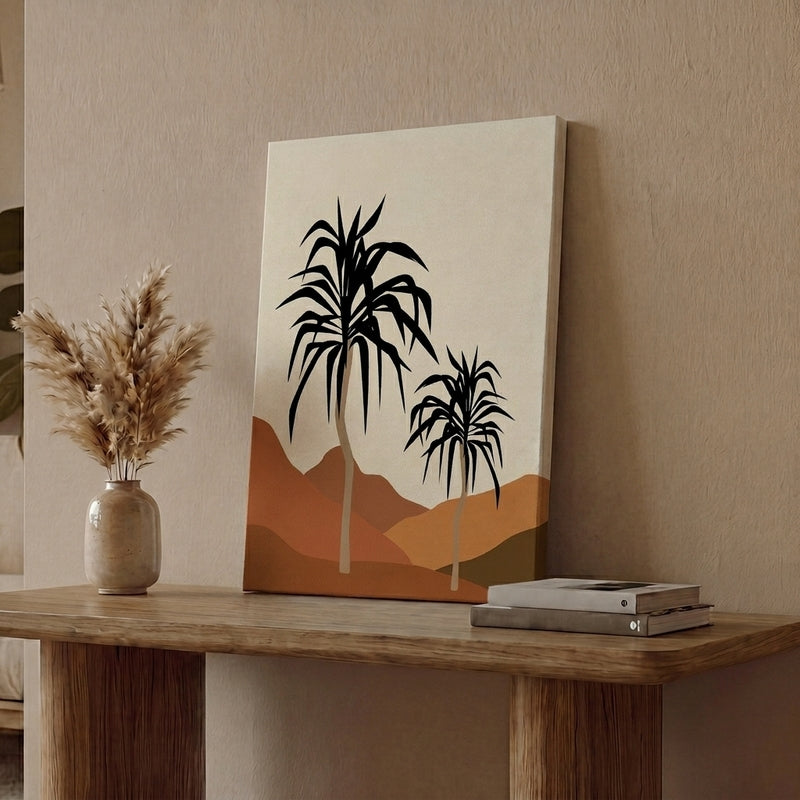 Ethereal Sand Cotton Canvas Wall Painting
