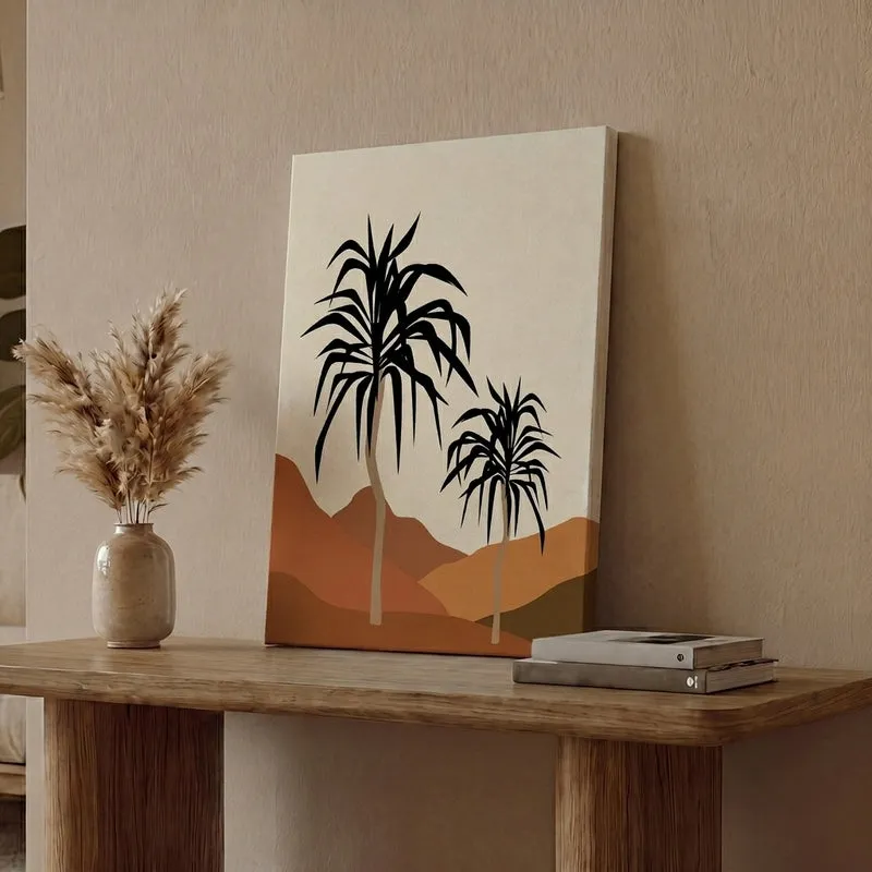 Ethereal Sand Cotton Canvas Wall Painting media 1