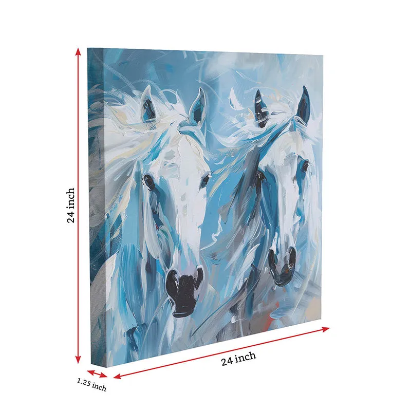 Painted Palominos Canvas Wall Art media 7