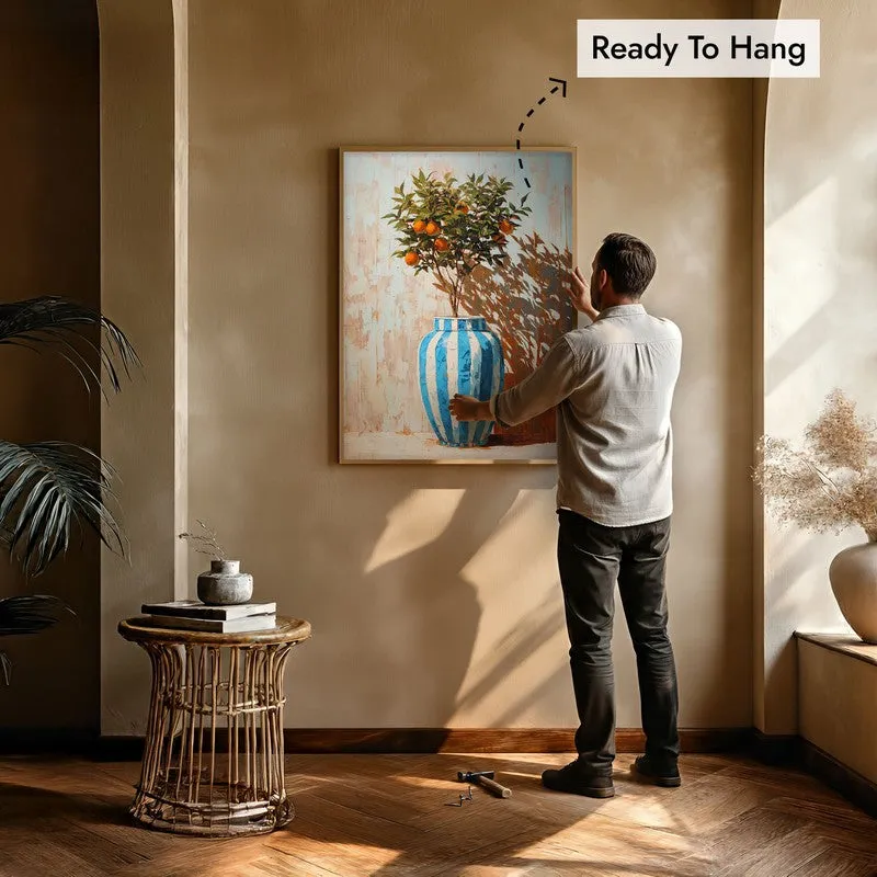 Floravo Canvas Wall Painting With Brown Frame media 8