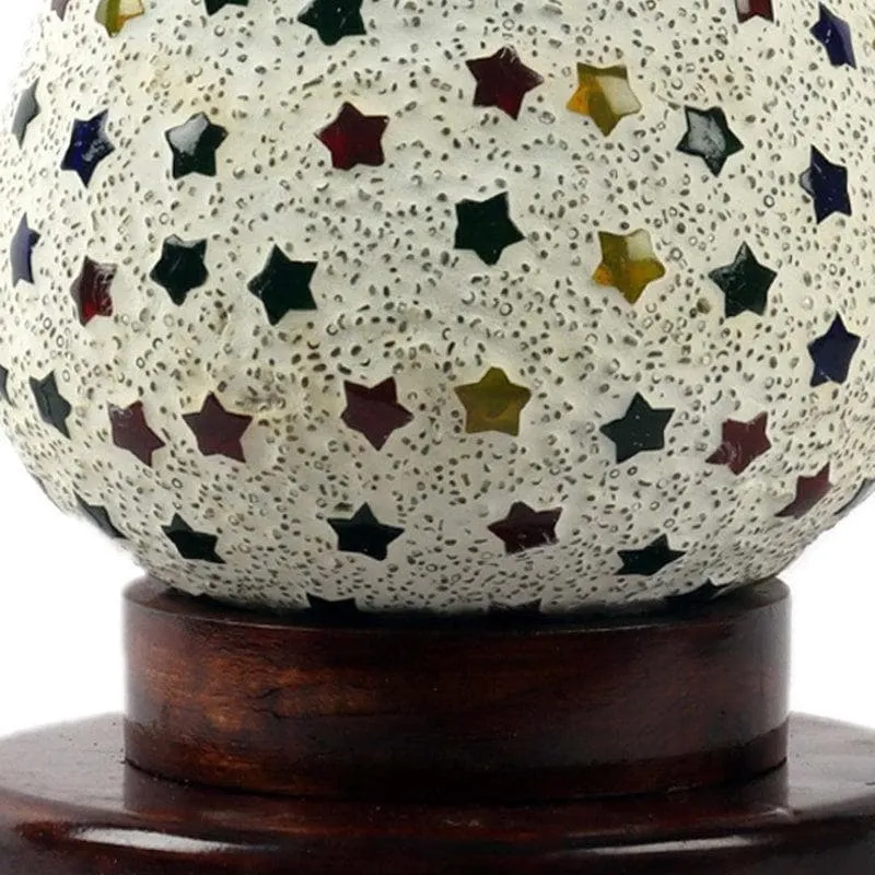 All Stars Mosaic Glass Table Lamp - Multicolor media 6