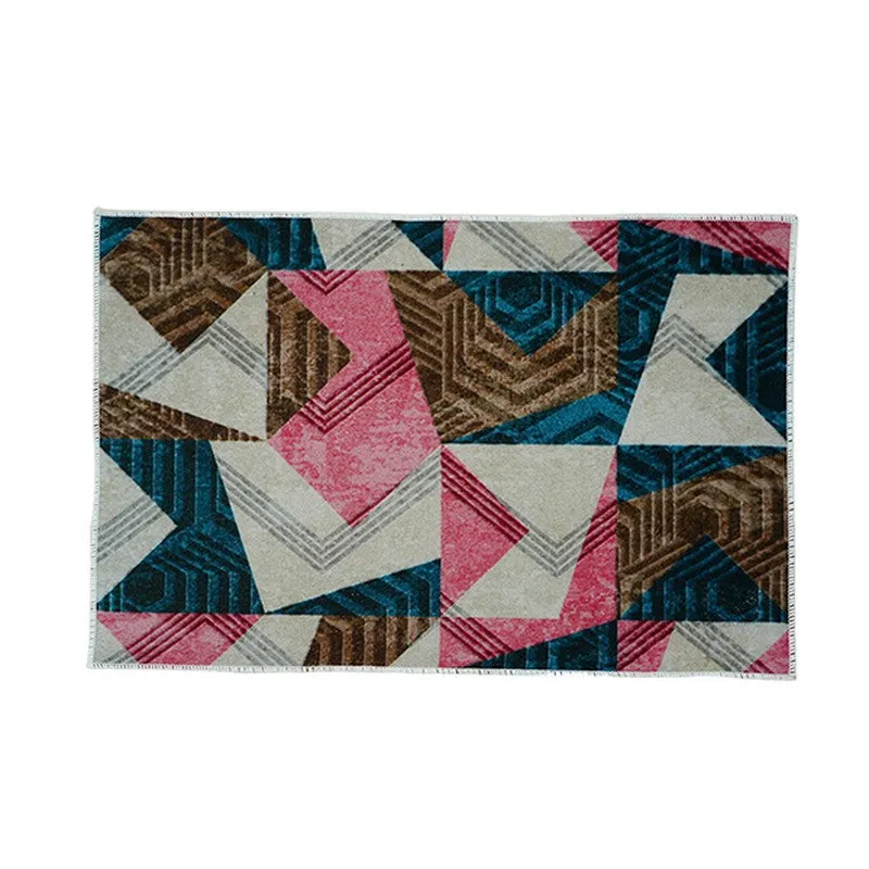 EdgeAbstra Polyester Kitchen Floor Mats (Pink,Grey) - Set of Two media 7
