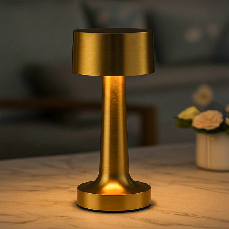BrillianceFlex Metal Table Lamp - Gold