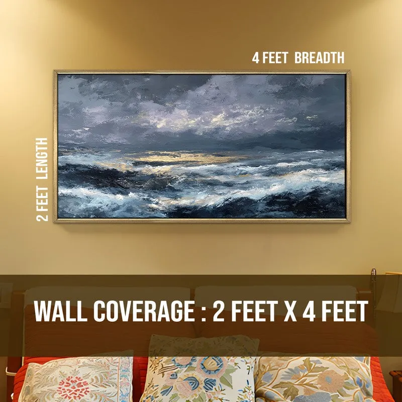 Obsidian Ocean Canvas Wall Art media 9