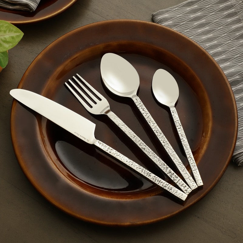 Ember Texture Cutlery Set  - Four Piece Set