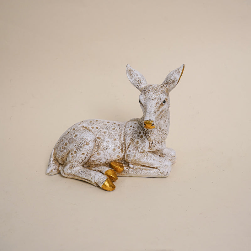 Spotted Deer Resin Show Piece