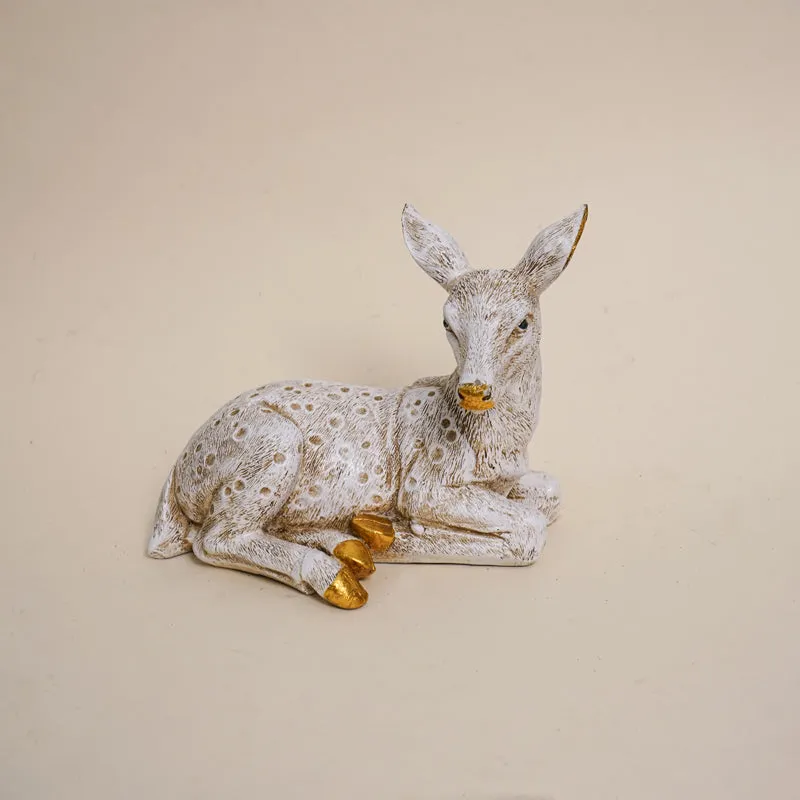 Spotted Deer Resin Show Piece media 1