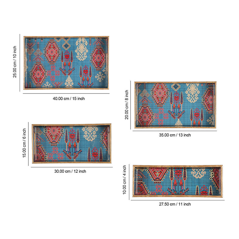India Circus Adisa Serving Tray media 6