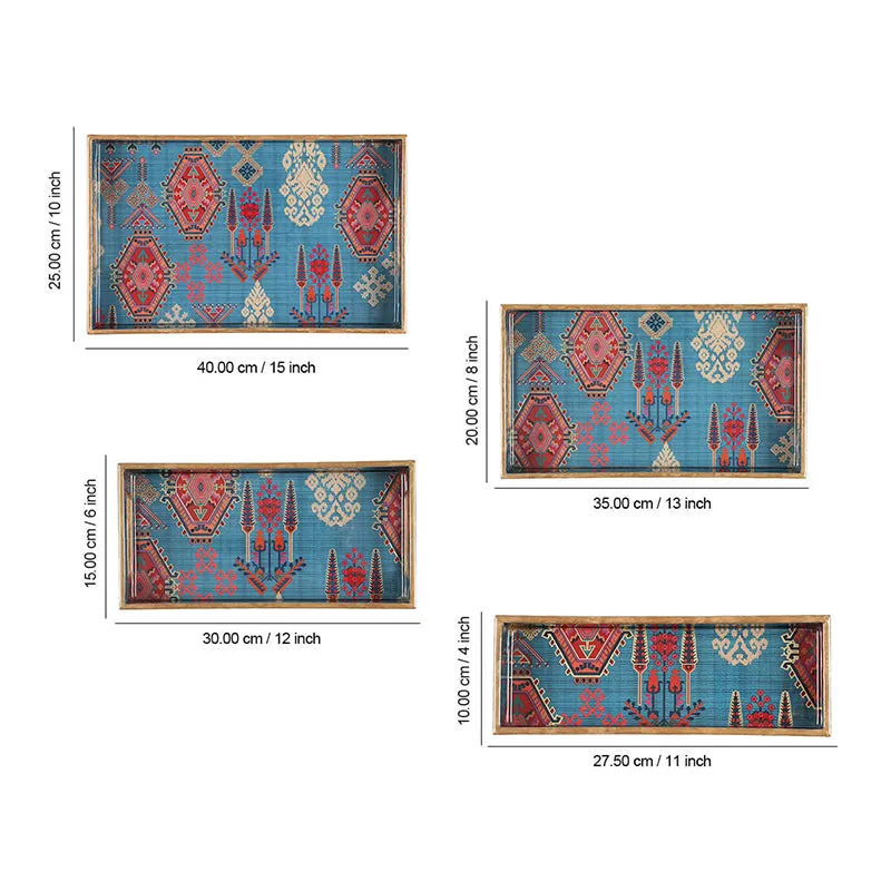 India Circus Adisa Serving Tray media 6