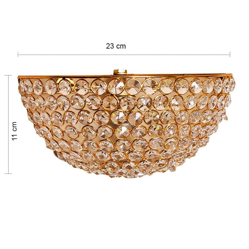 Charis Crystal Wall Lamp - Gold media 5