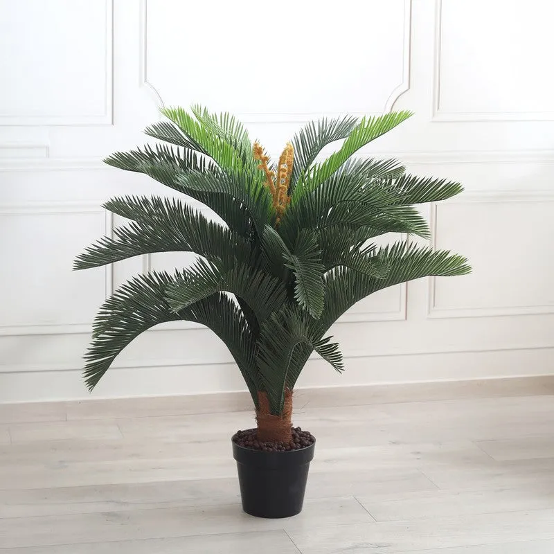 LeafEssence Artificial Plant With Black Plastic Pot - 3.5 ft media 3