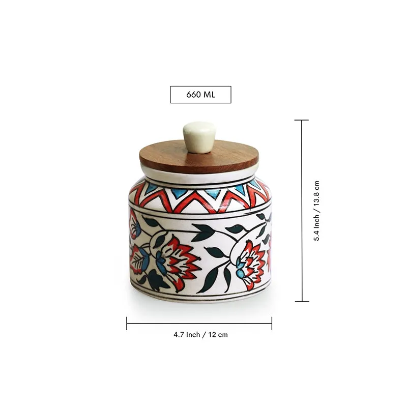 Mesa Dawn Ceramic Jar (660 mL Each) - Set Of Two media 6