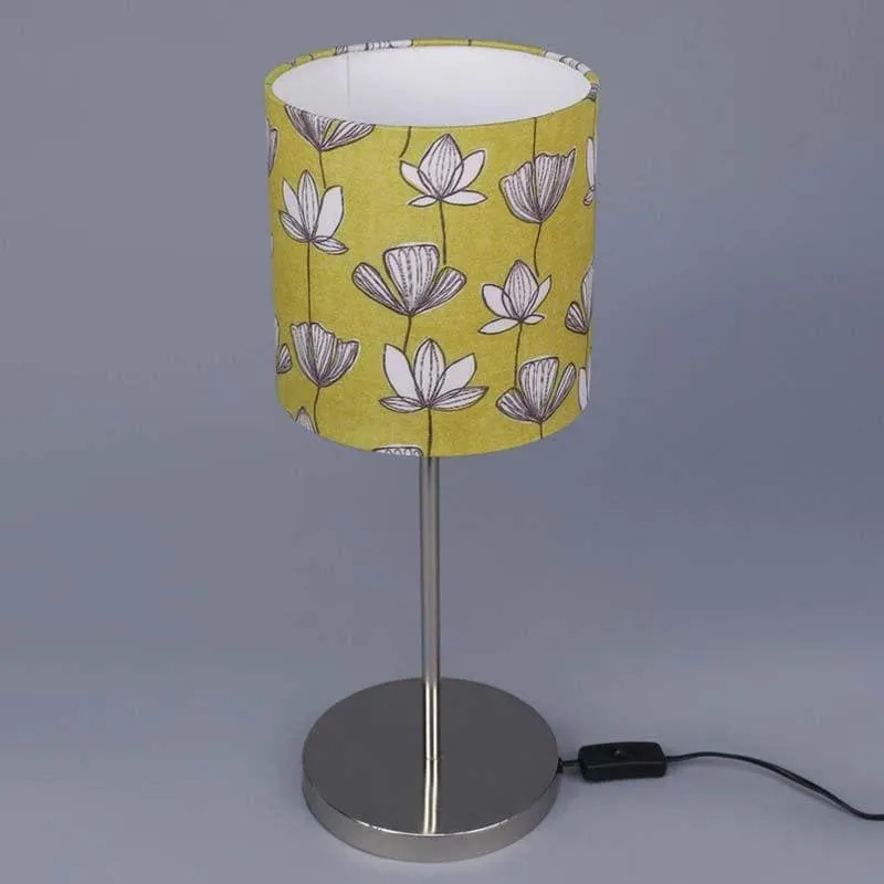 Mustard Muse Fabric Table Lamp - Yellow,White media 7