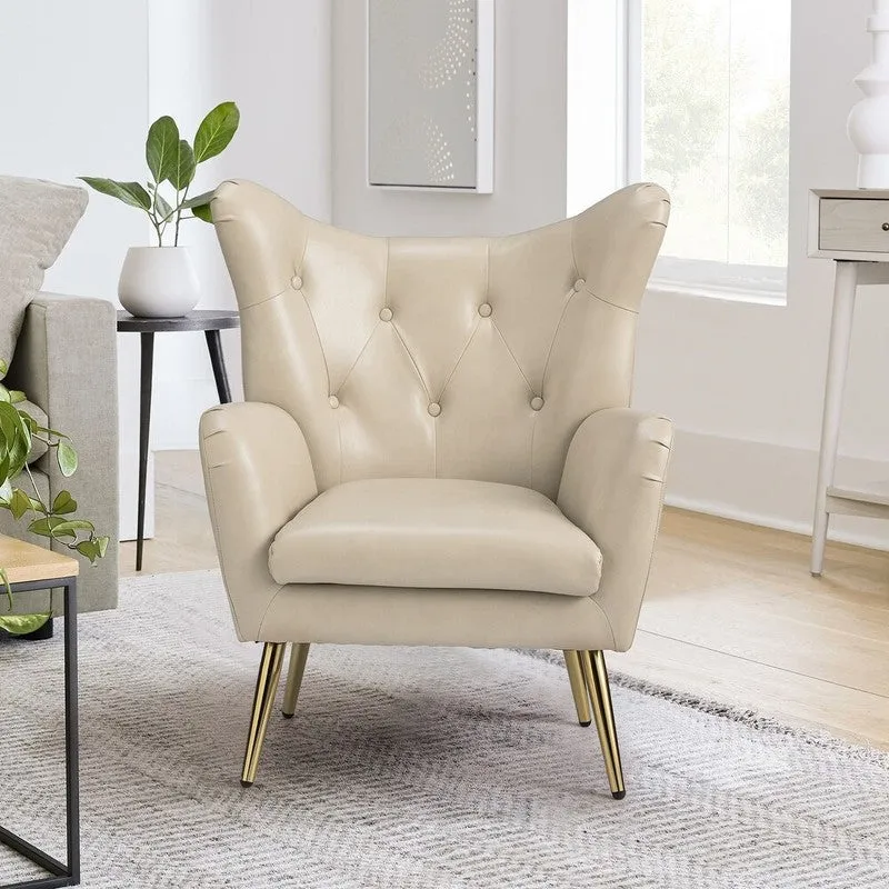 Urban Neem Wood Lounge Chair - Beige media 4