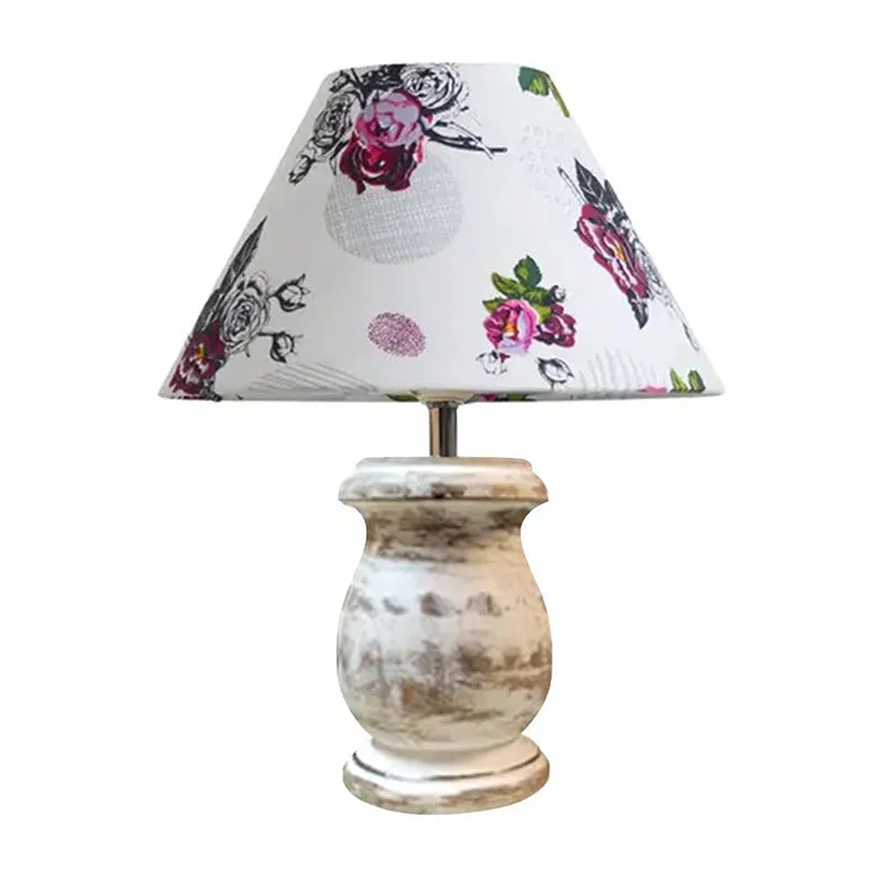 Aliora Rosa Wooden Table Lamp - Multicolor media 4