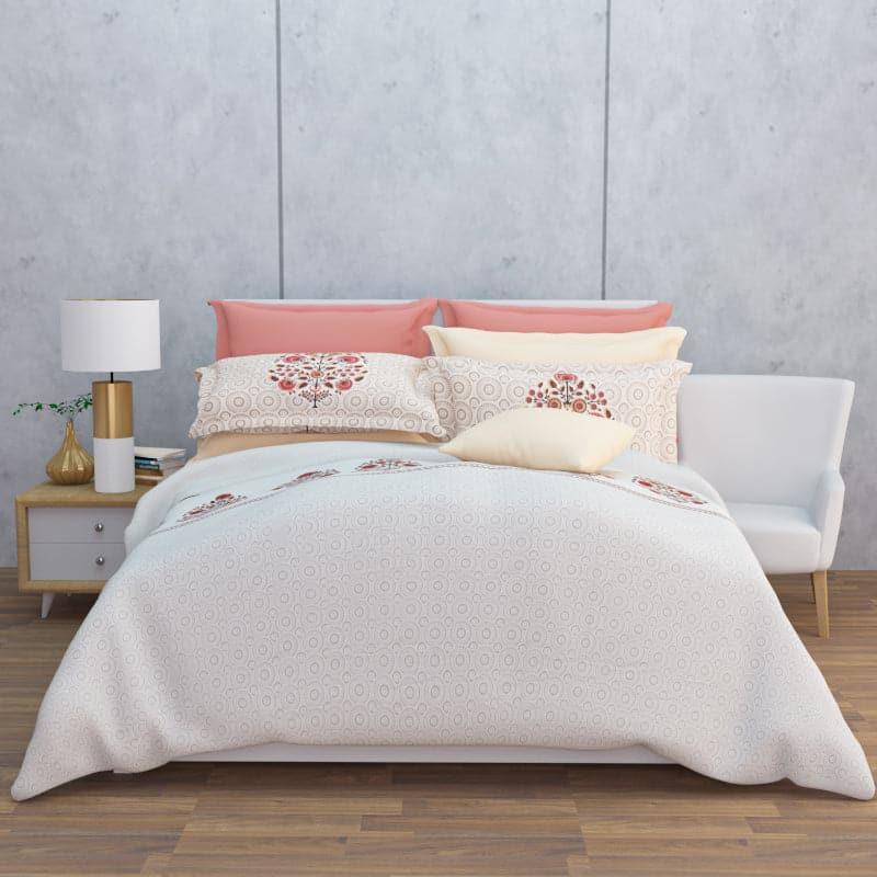 Awana Ethnic Cotton Bedsheet (Red) - 210 TC media 4